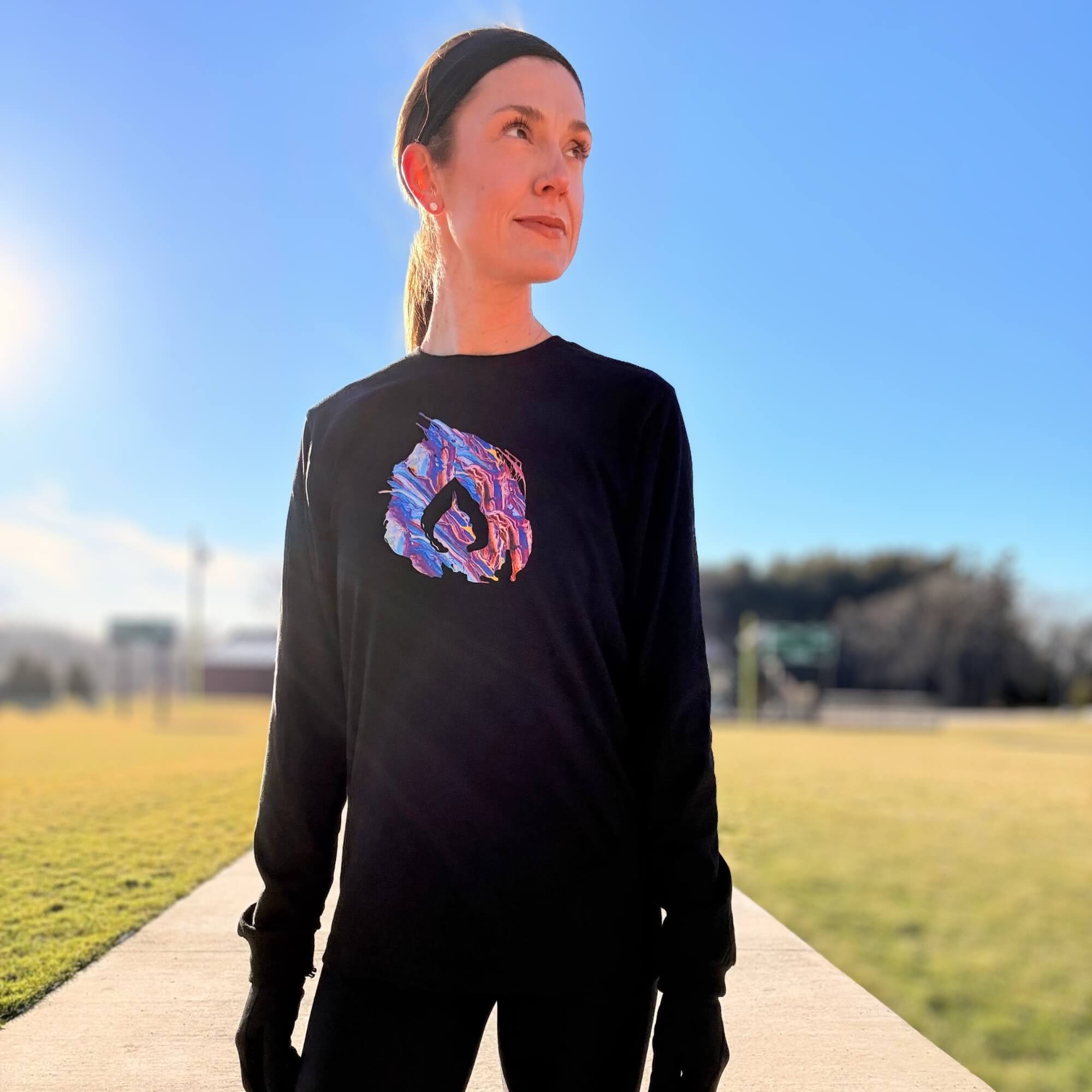 Outrun Color Splash Women's Longsleeve