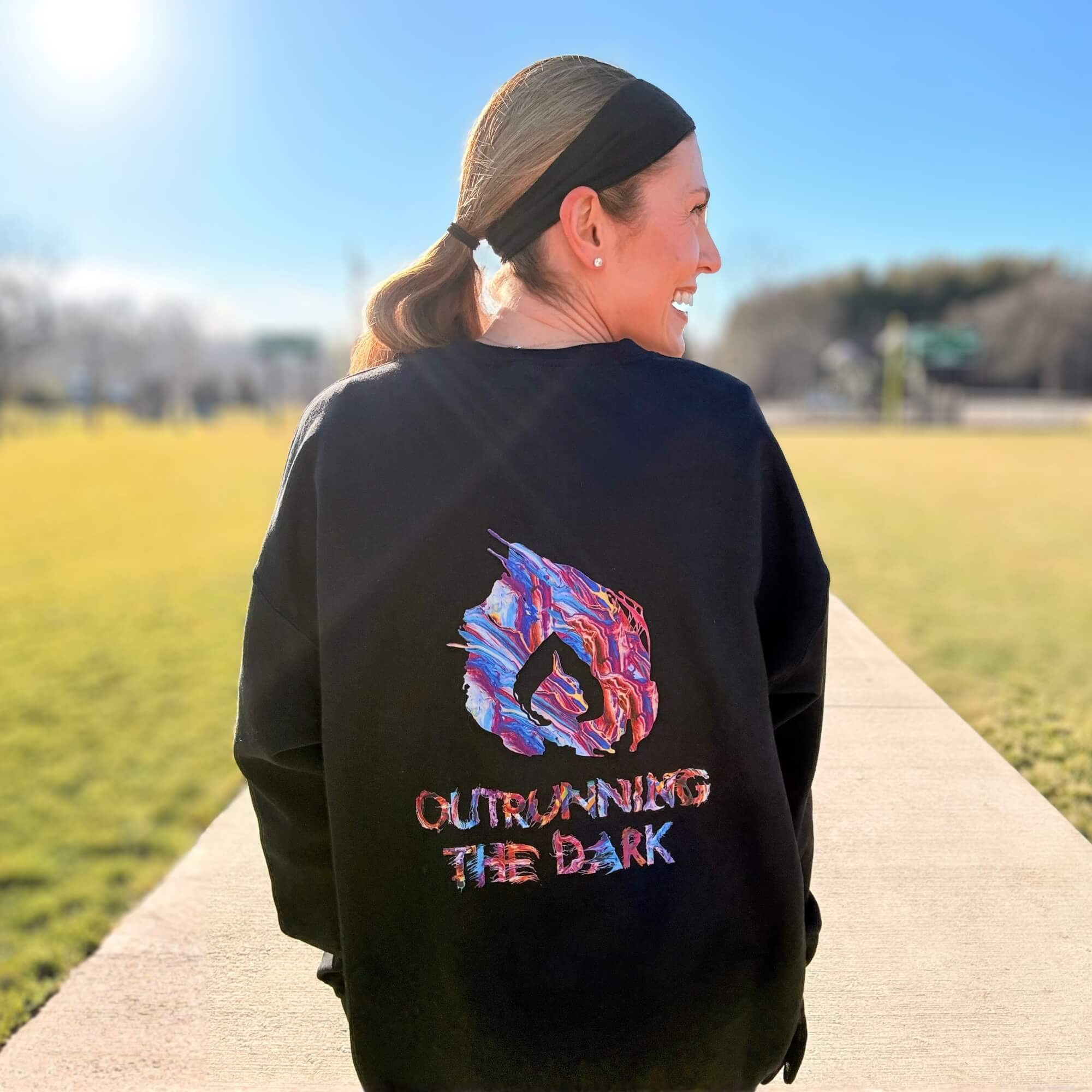 Outrun Color Splash Women's Sweatshirt