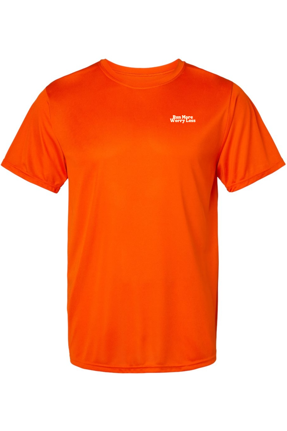 Run More Worry Less Performance Men's T-Shirt