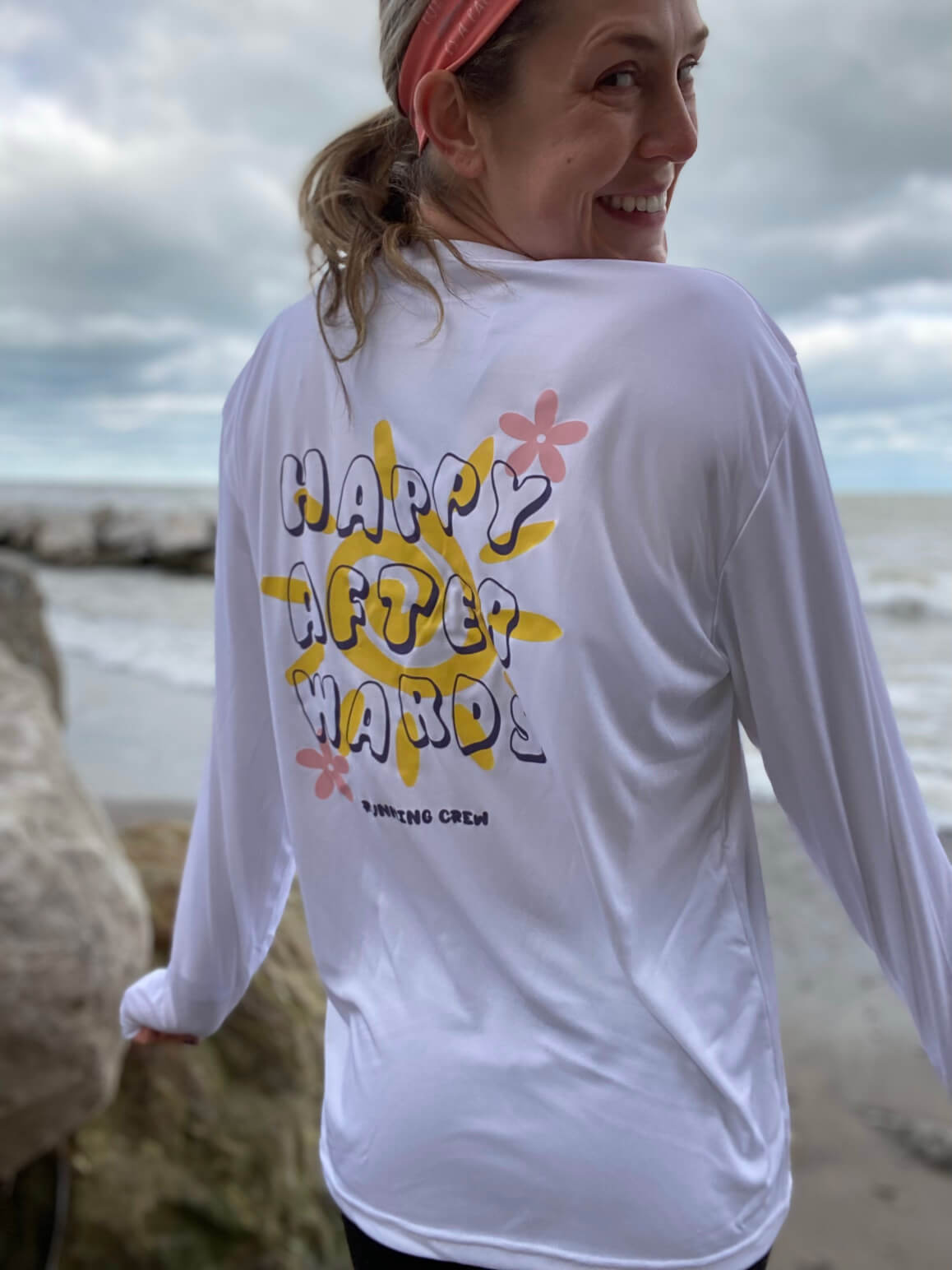 Happy Afterwards Women's Crew Performance Longsleeve