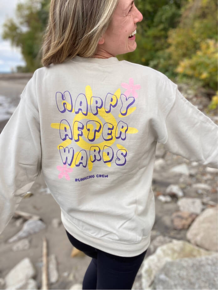 Happy Afterwards Running Crew Women's Sweatshirt