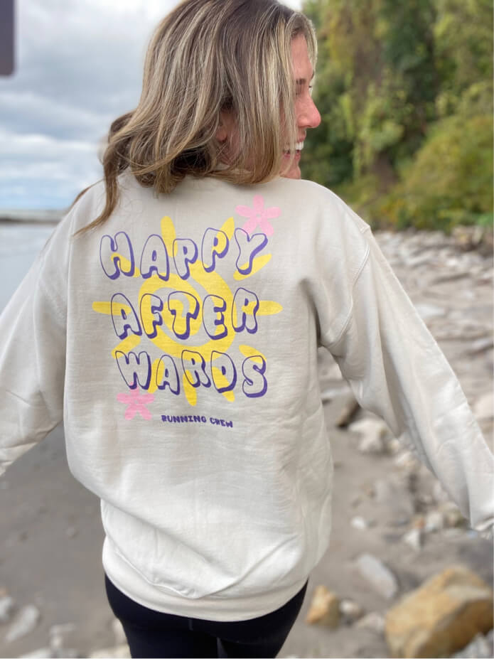 Happy Afterwards Running Crew Women's Sweatshirt