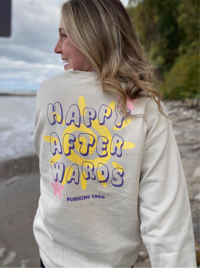 Happy Afterwards Running Crew Women's Sweatshirt