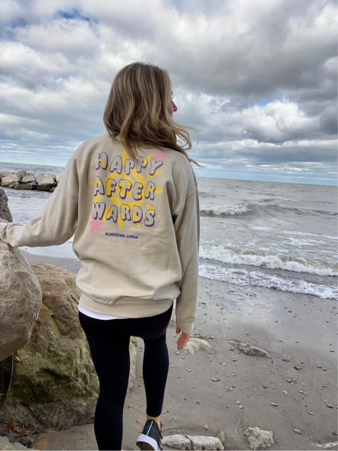 Happy Afterwards Running Crew Women's Sweatshirt