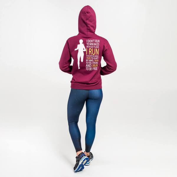 Run Free Womens Hoodie