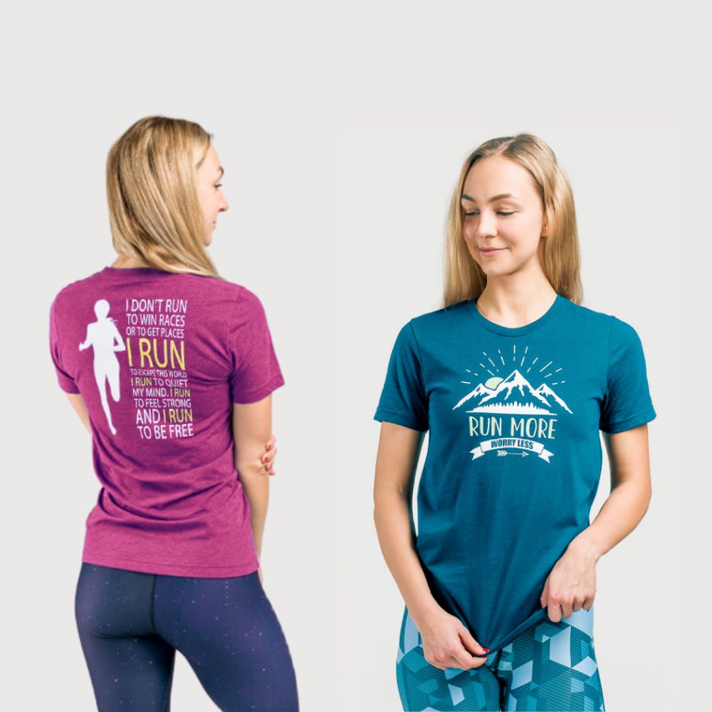 Run More and Run Free Tee 2-Pack