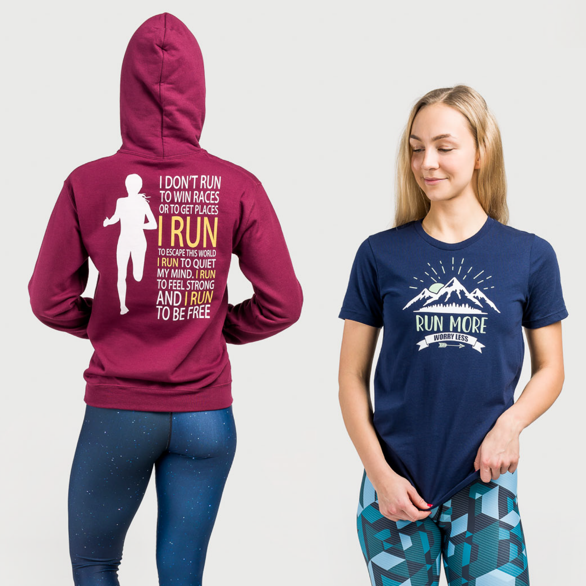 Run Free Hoodie + Free Tee
