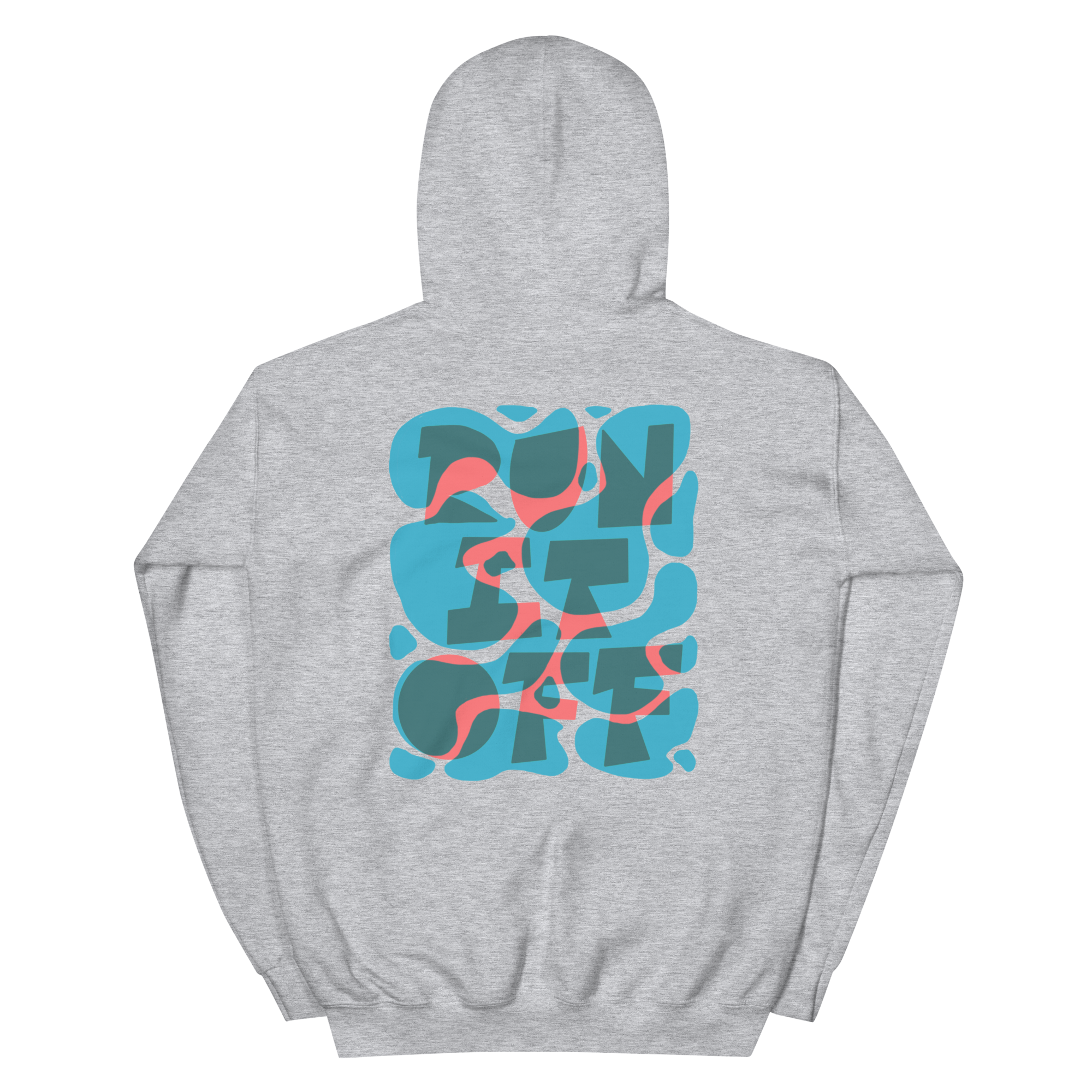 Run It Off Graphic Men's Hoodie