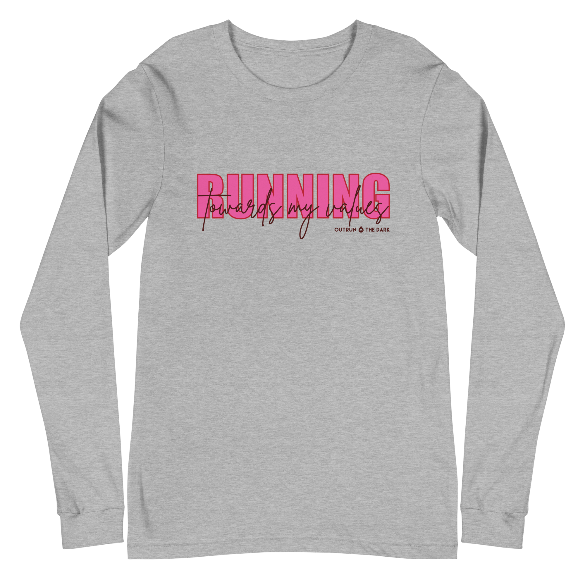 Running Towards My Values Longsleeve