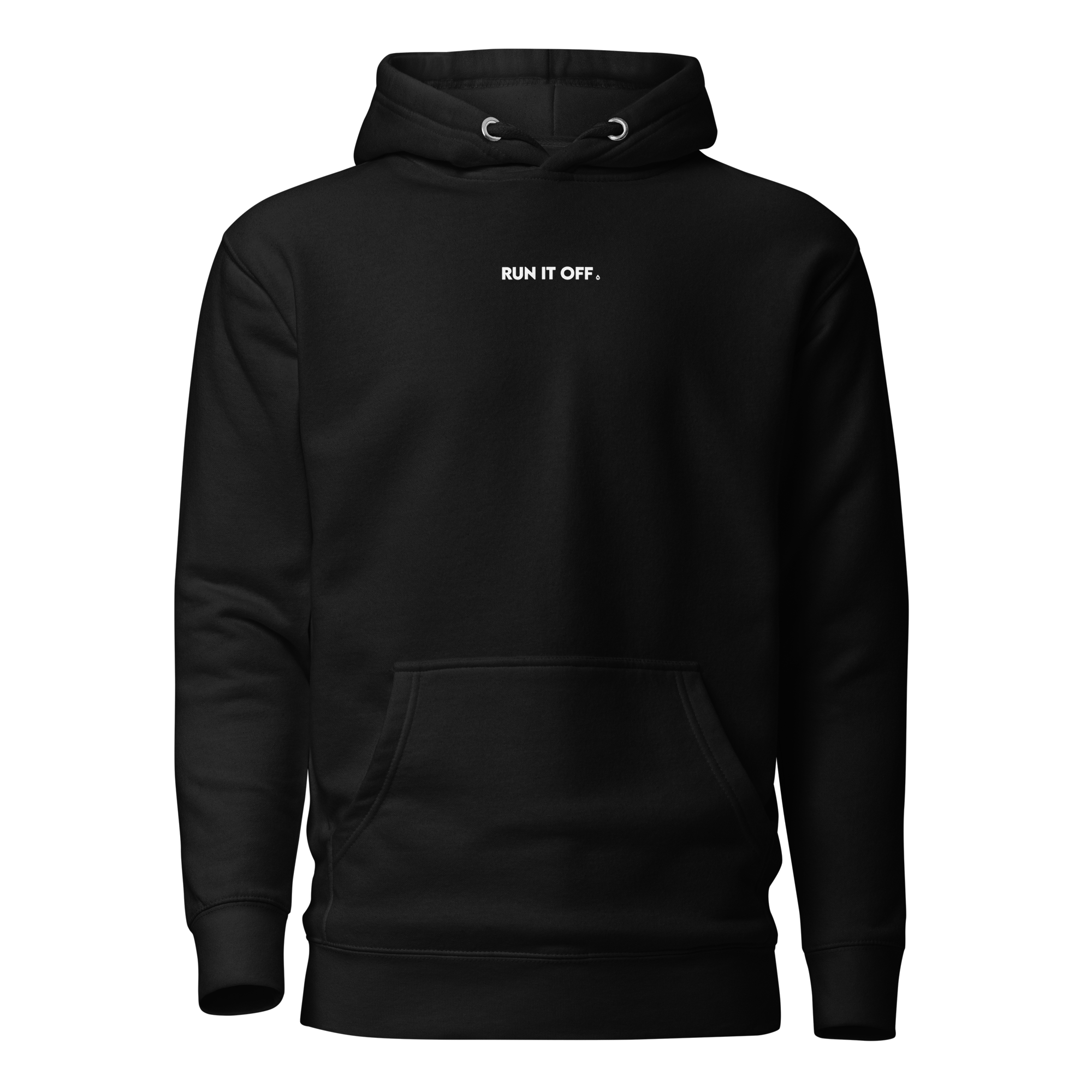 Run It Off Men's Fitted Hoodie
