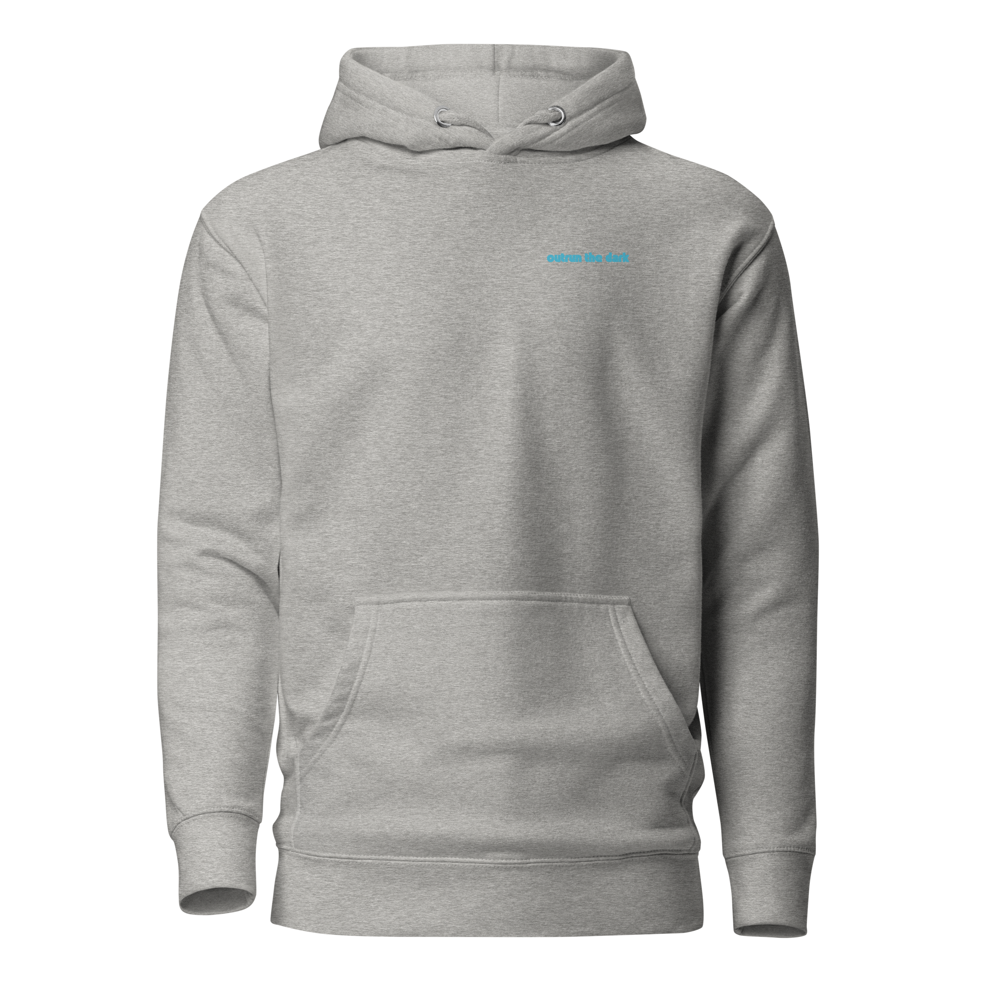Run It Off Graphic Men's Fitted Hoodie