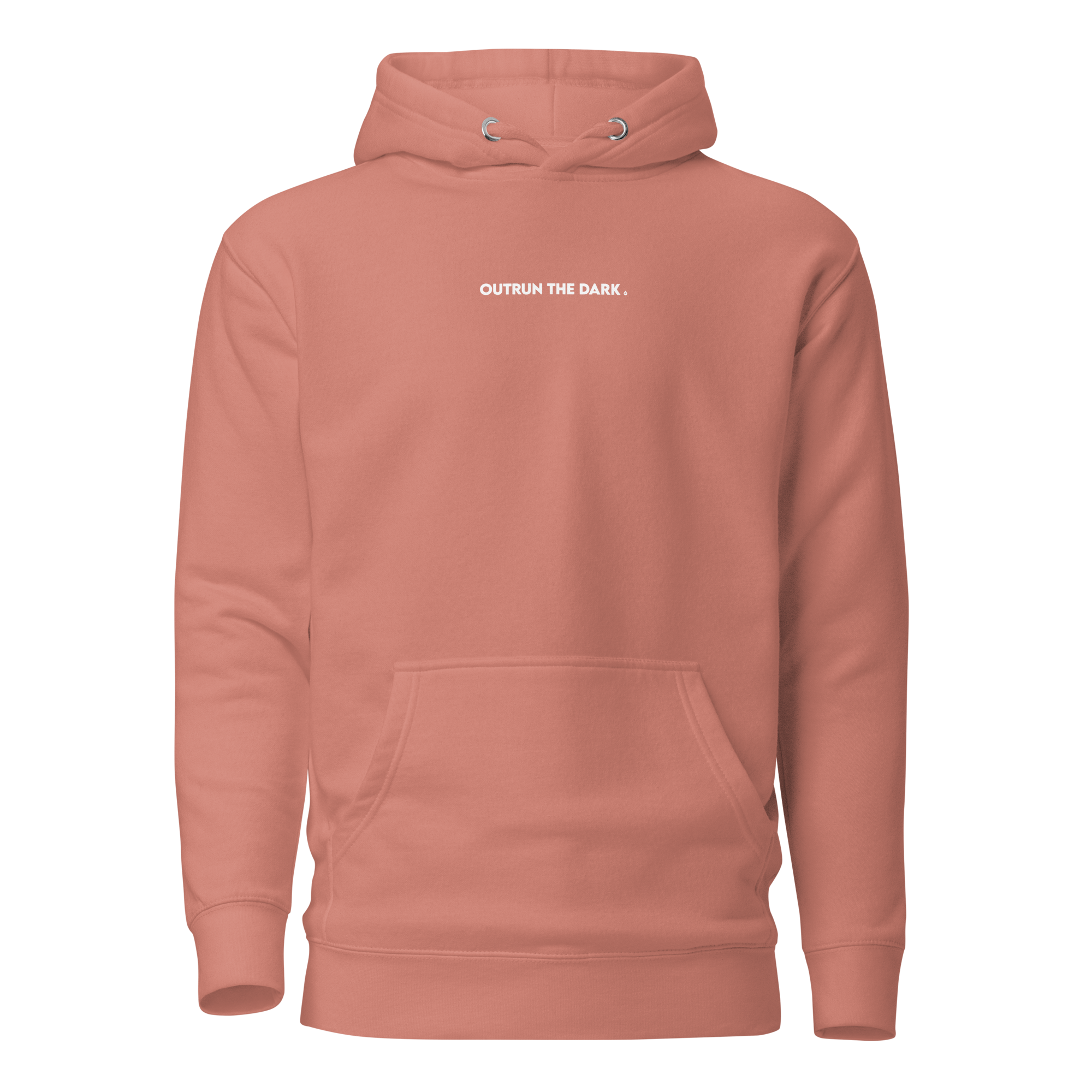 Outrun the dark Women's Fitted Hoodie