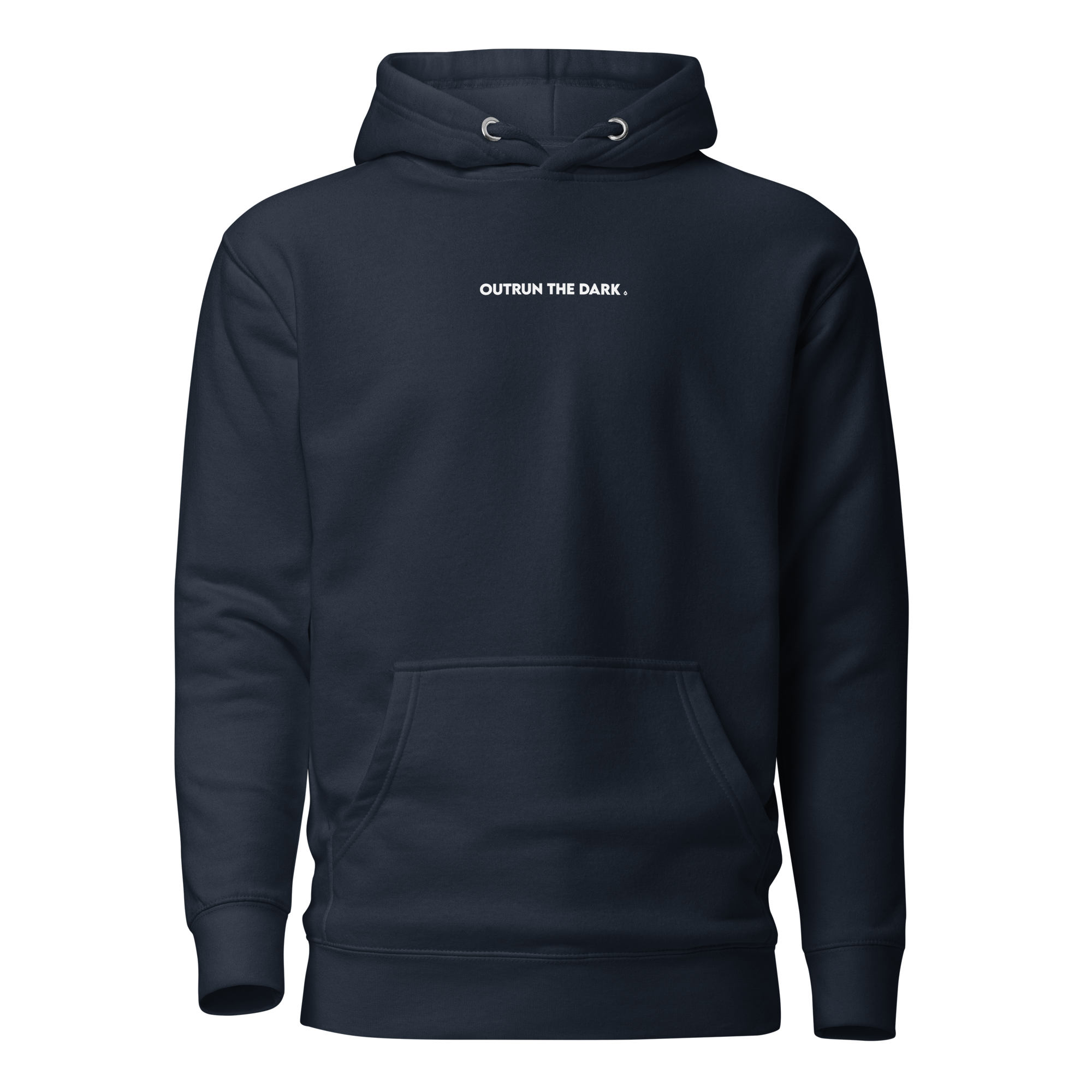 Outrun the dark Women's Fitted Hoodie