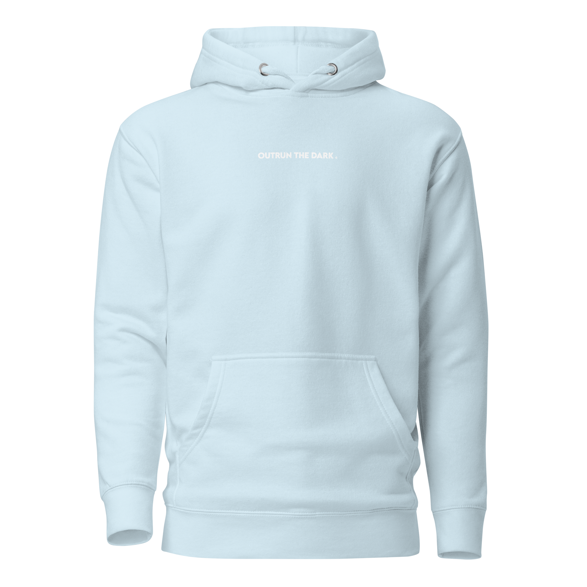 Outrun the dark Women's Fitted Hoodie