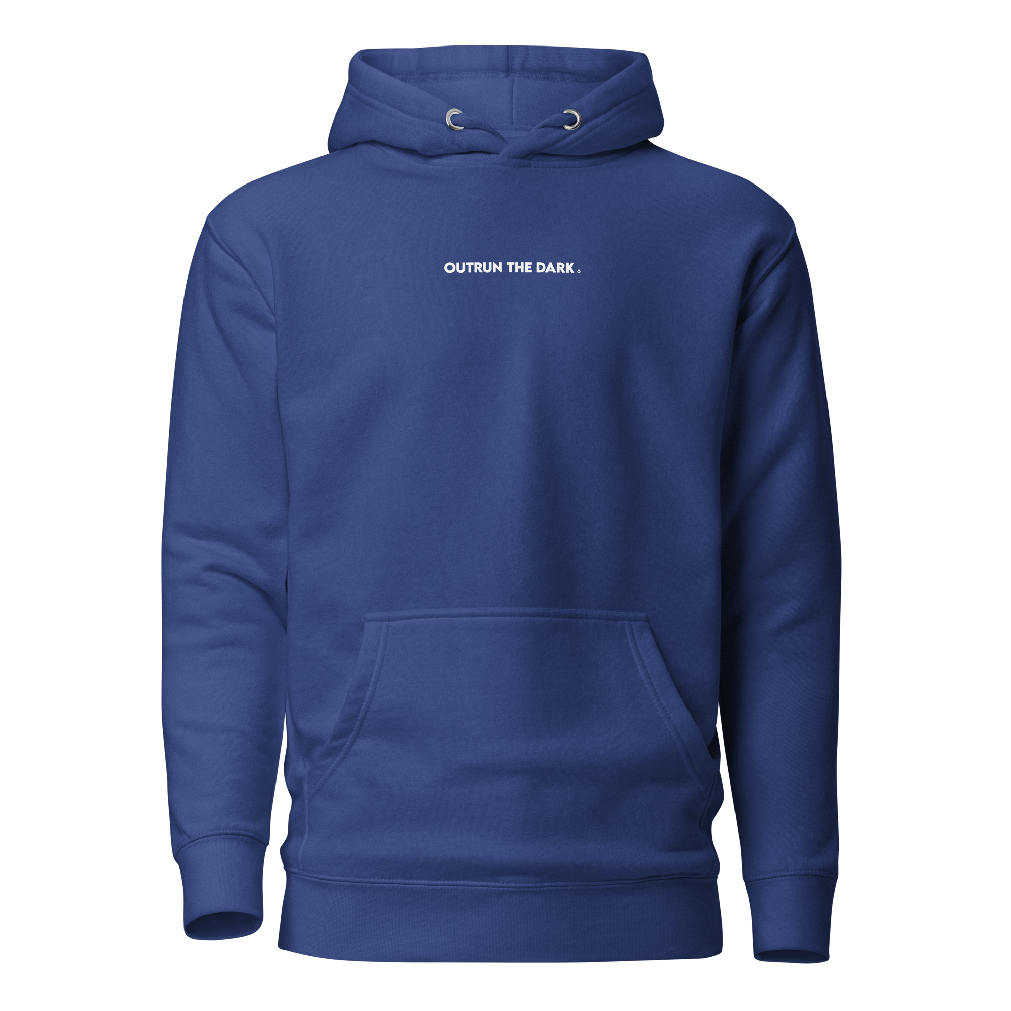 Outrun the dark Women's Fitted Hoodie