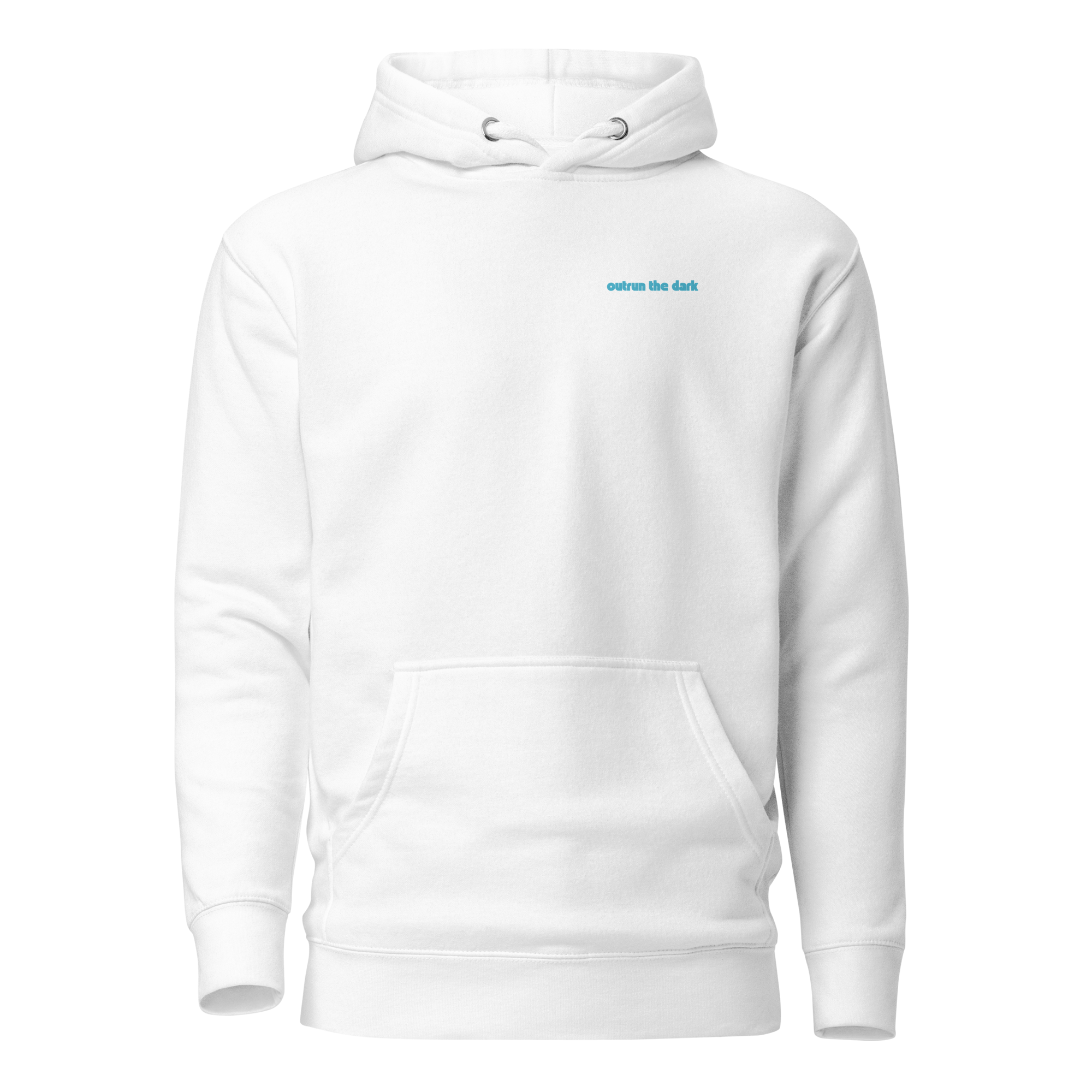 Run It Off Graphic Men's Fitted Hoodie