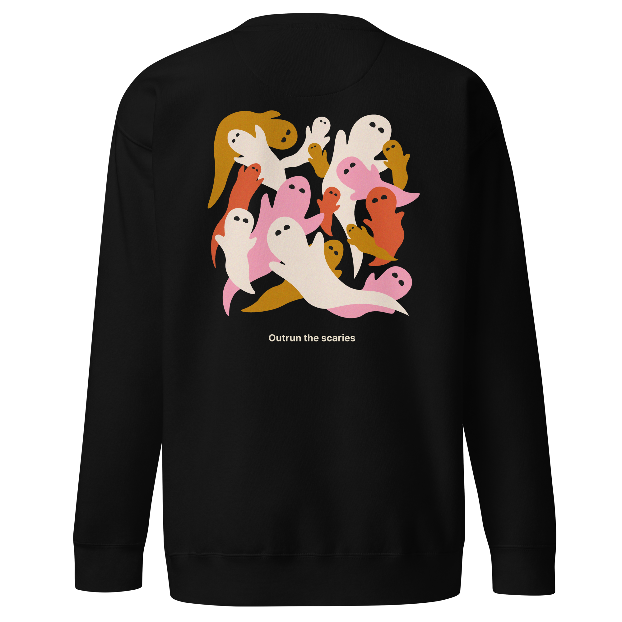 Outrun the Scaries Women’s Fitted Sweatshirt