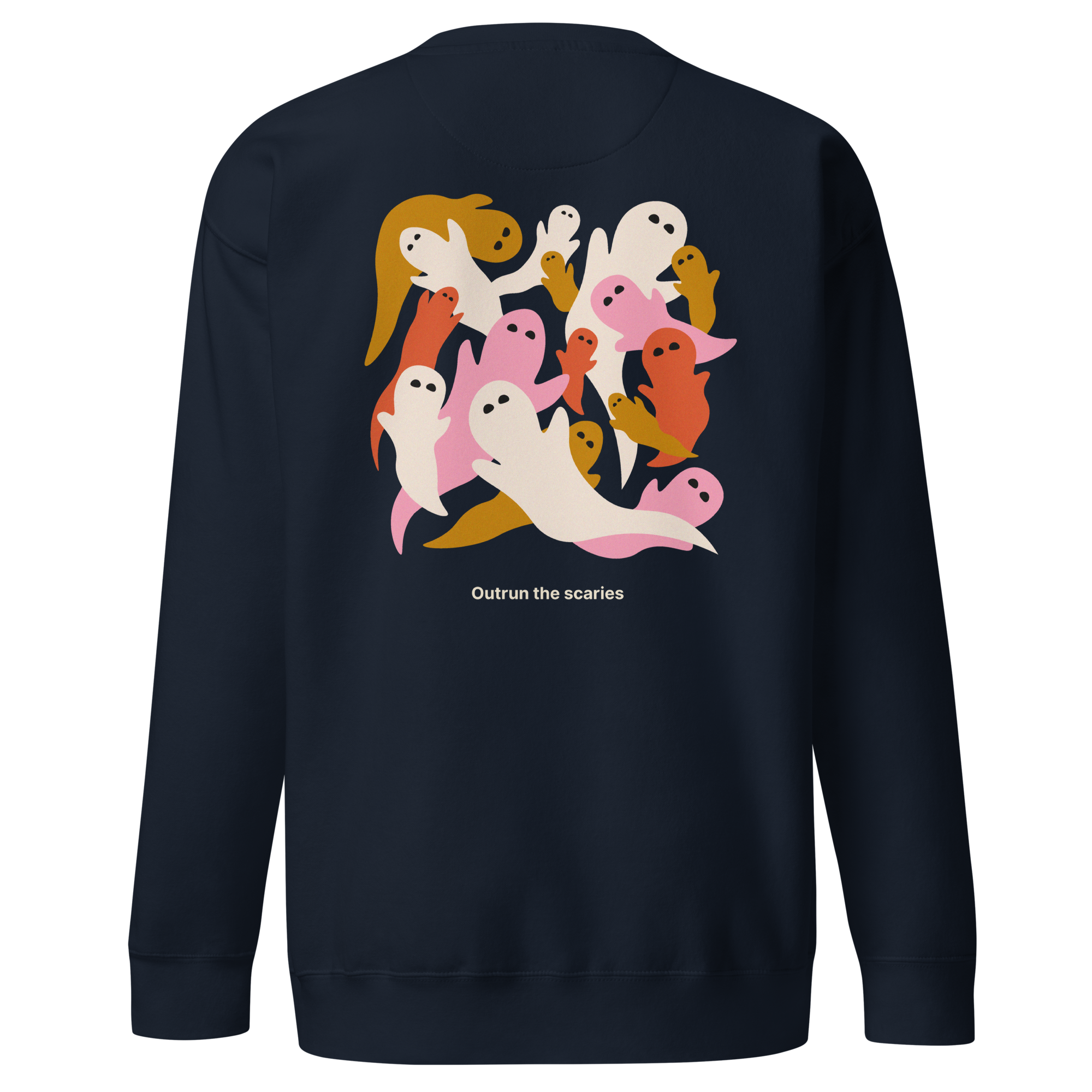 Outrun the Scaries Women’s Fitted Sweatshirt