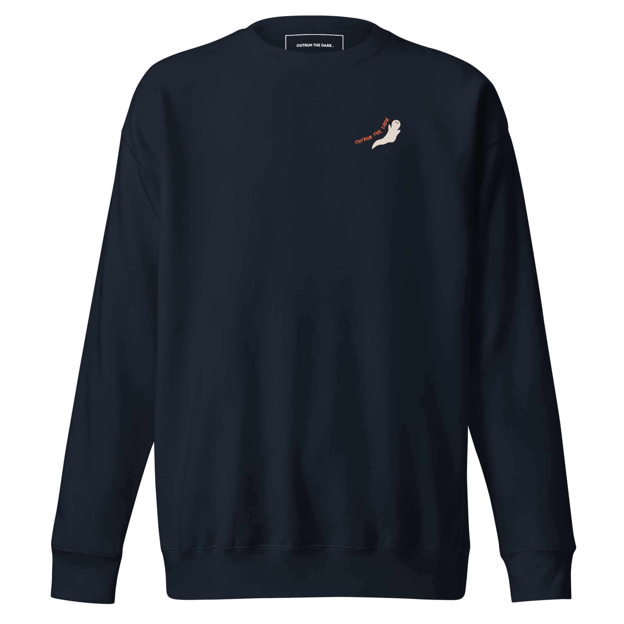 Outrun the Scaries Women’s Fitted Sweatshirt