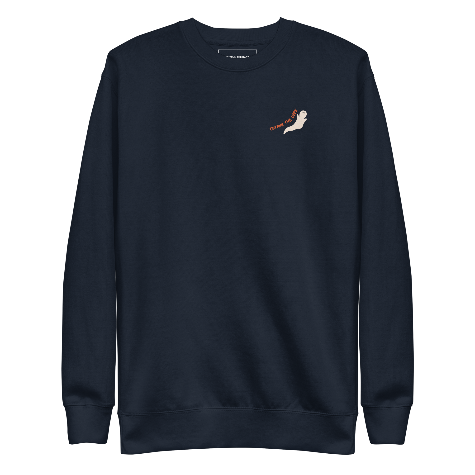 Outrun the Scaries Men’s Fitted Sweatshirt