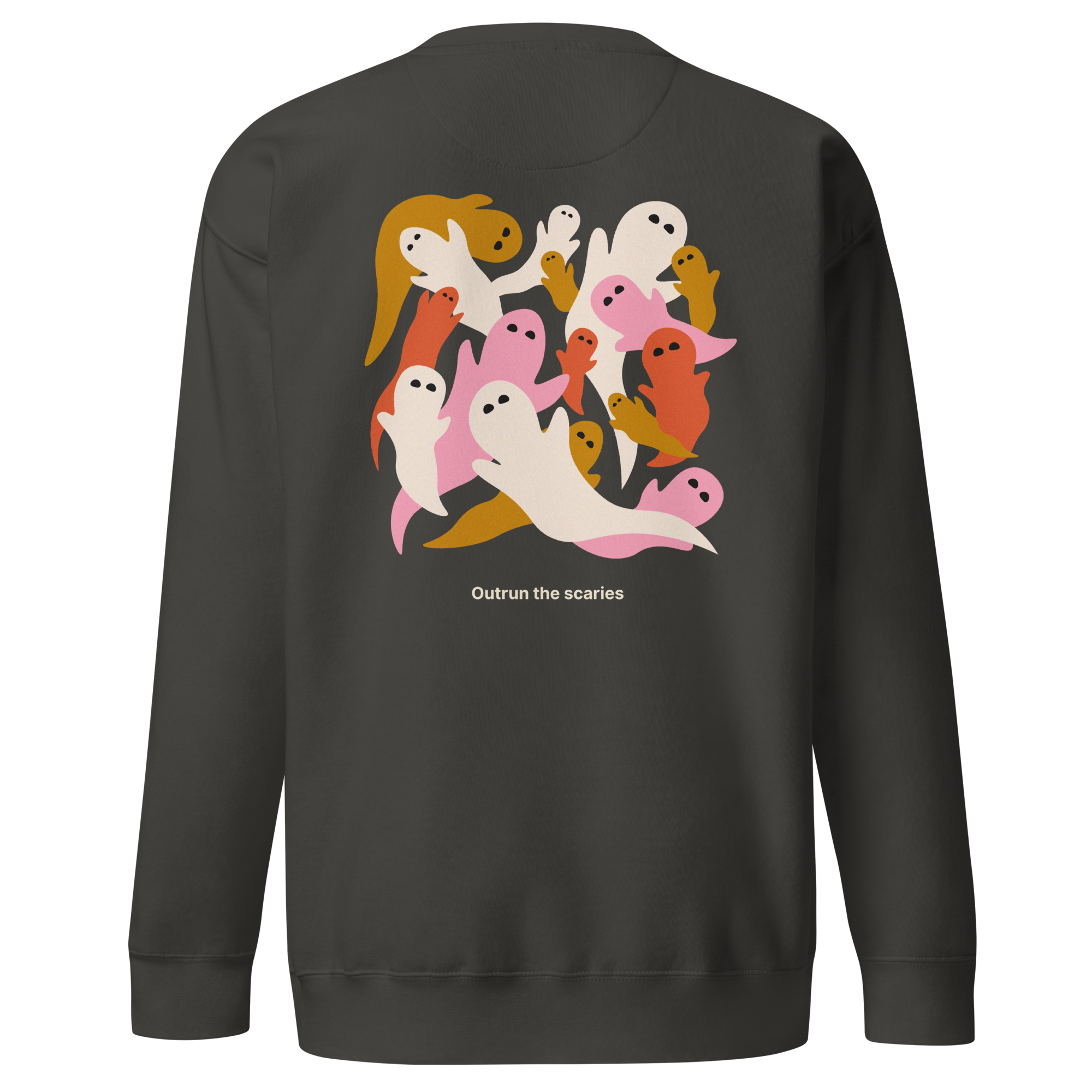 Outrun the Scaries Women’s Fitted Sweatshirt