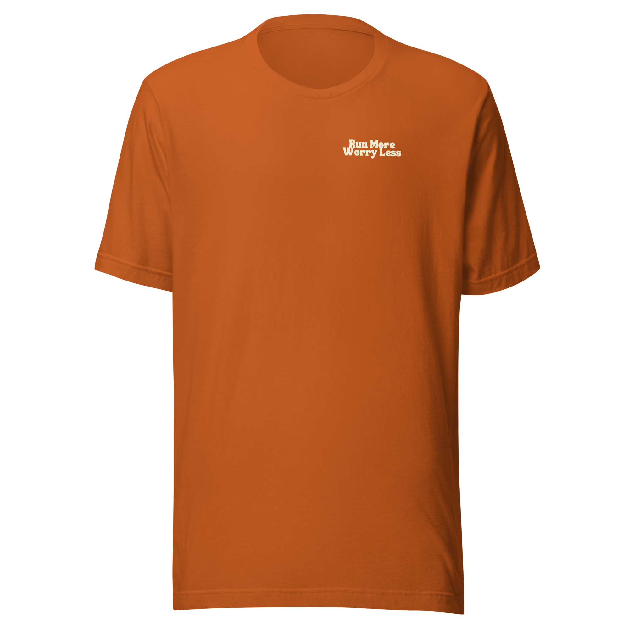 Run More Worry Less Graphic Women's T-Shirt
