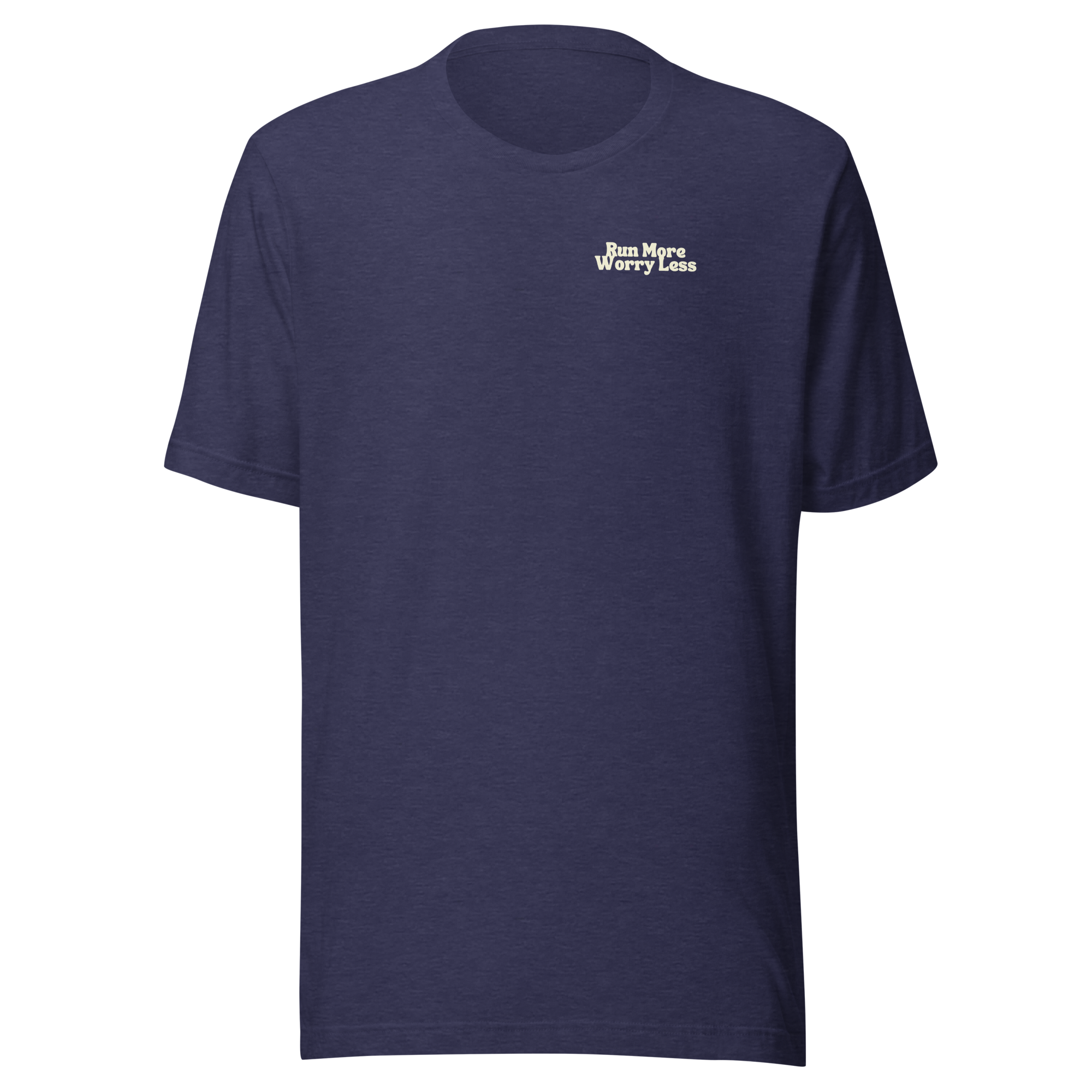 Run More Worry Less Graphic Women's T-Shirt