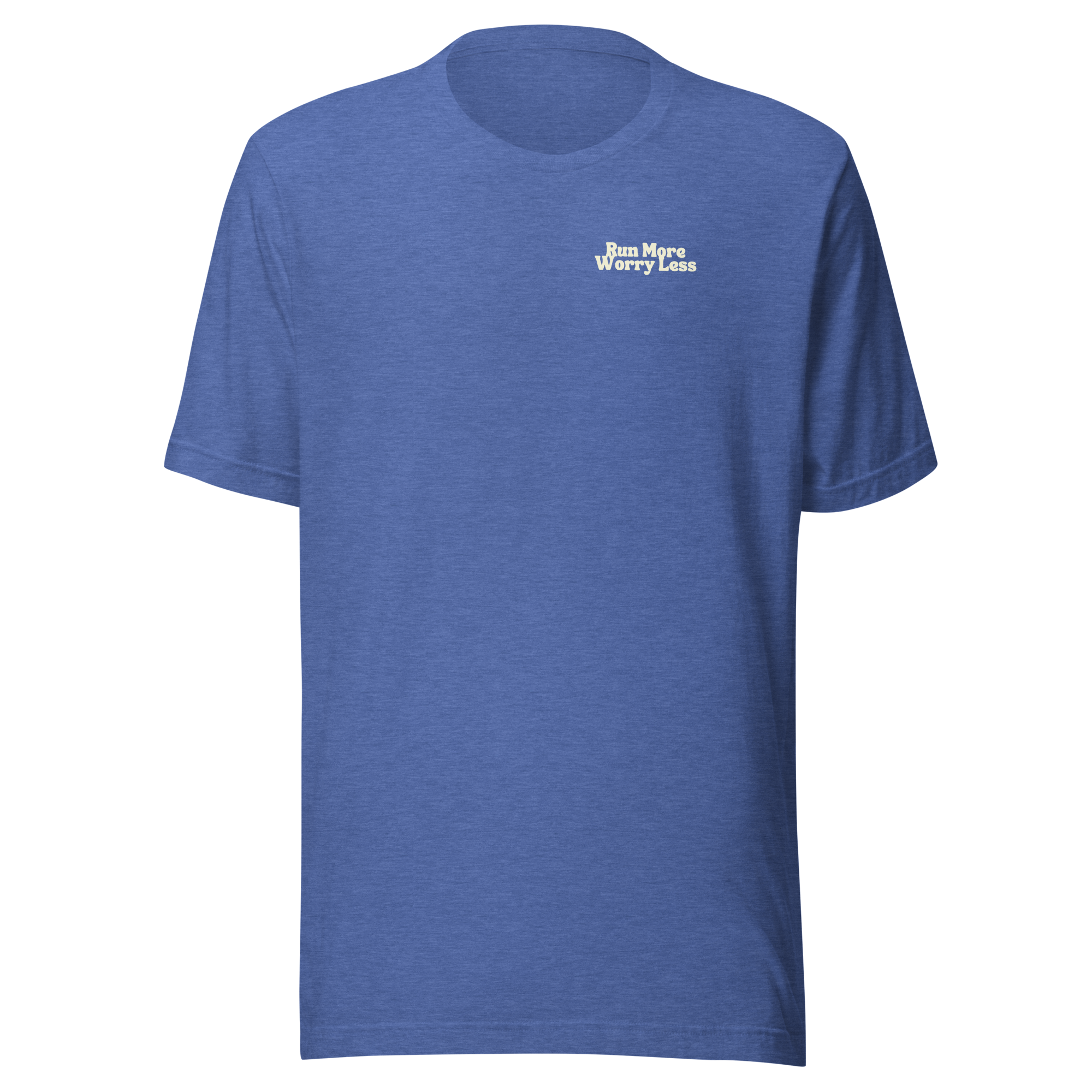 Run More Worry Less Graphic Women's T-Shirt