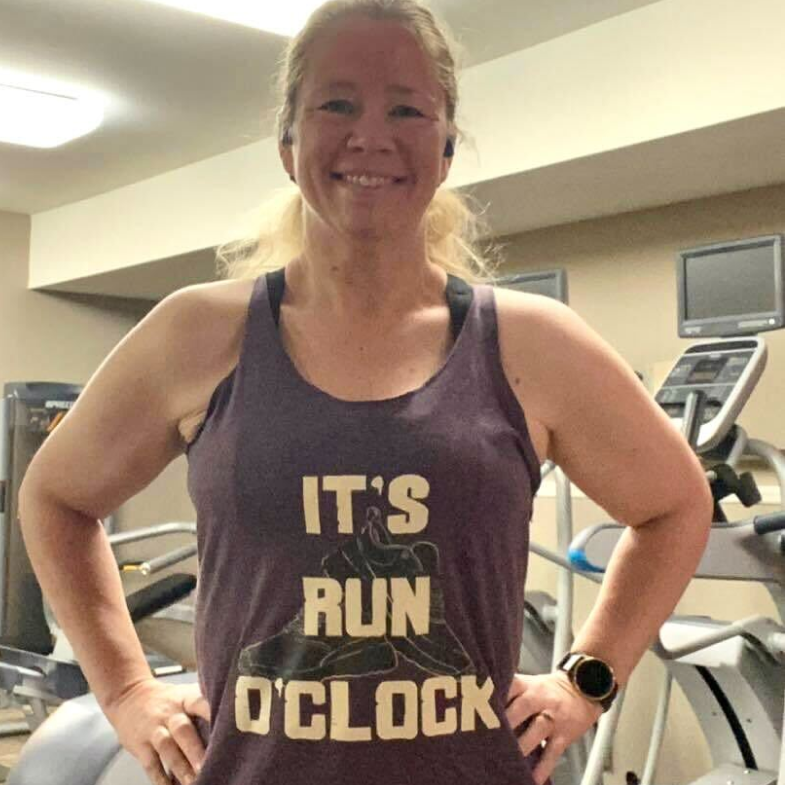 It's run o'clock Women's Racerback Tank