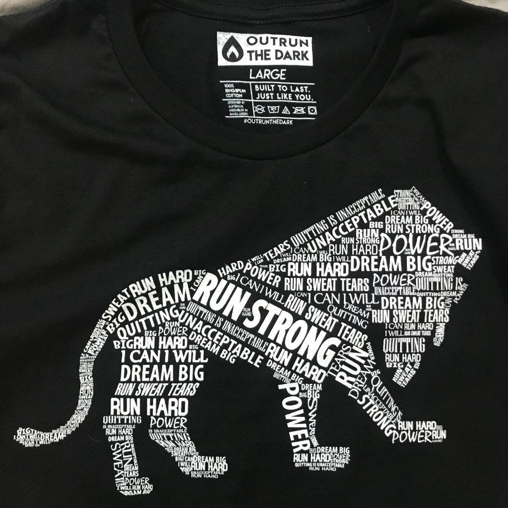 Run Strong Lion Tee
