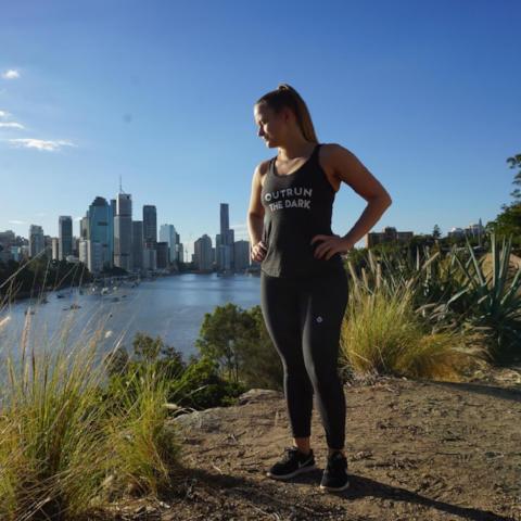 Rebel Black Racerback Tank