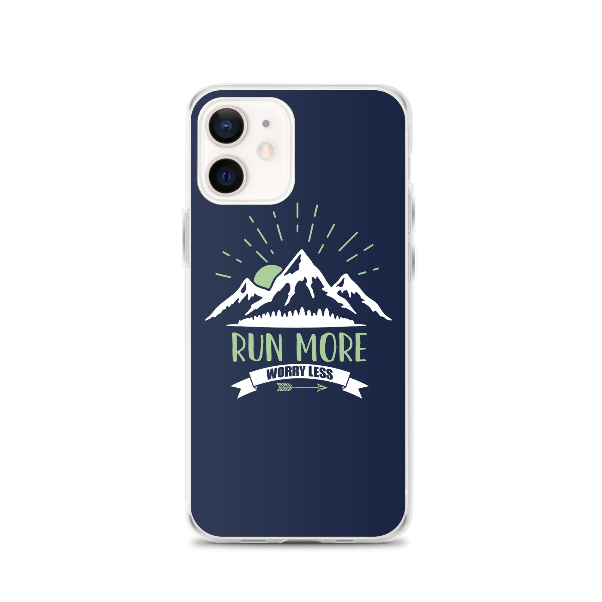 Run More Navy iPhone Case