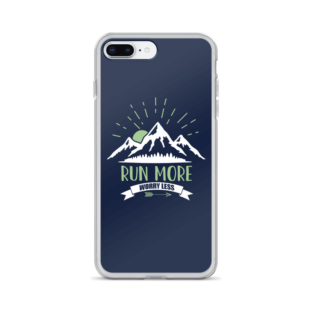 Run More Navy iPhone Case