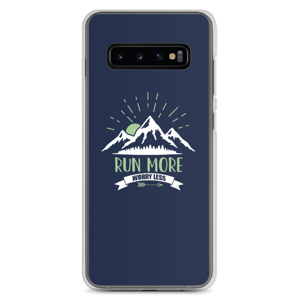 Run More Navy Samsung Case