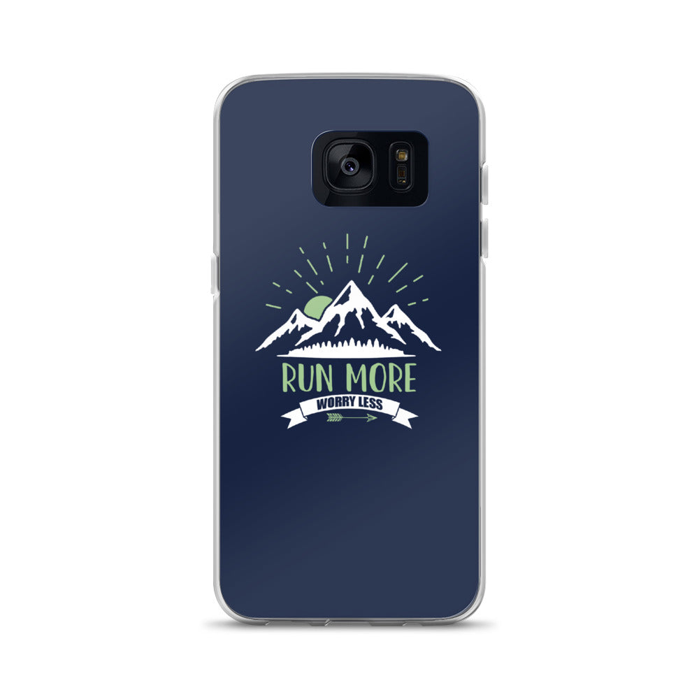 Run More Navy Samsung Case