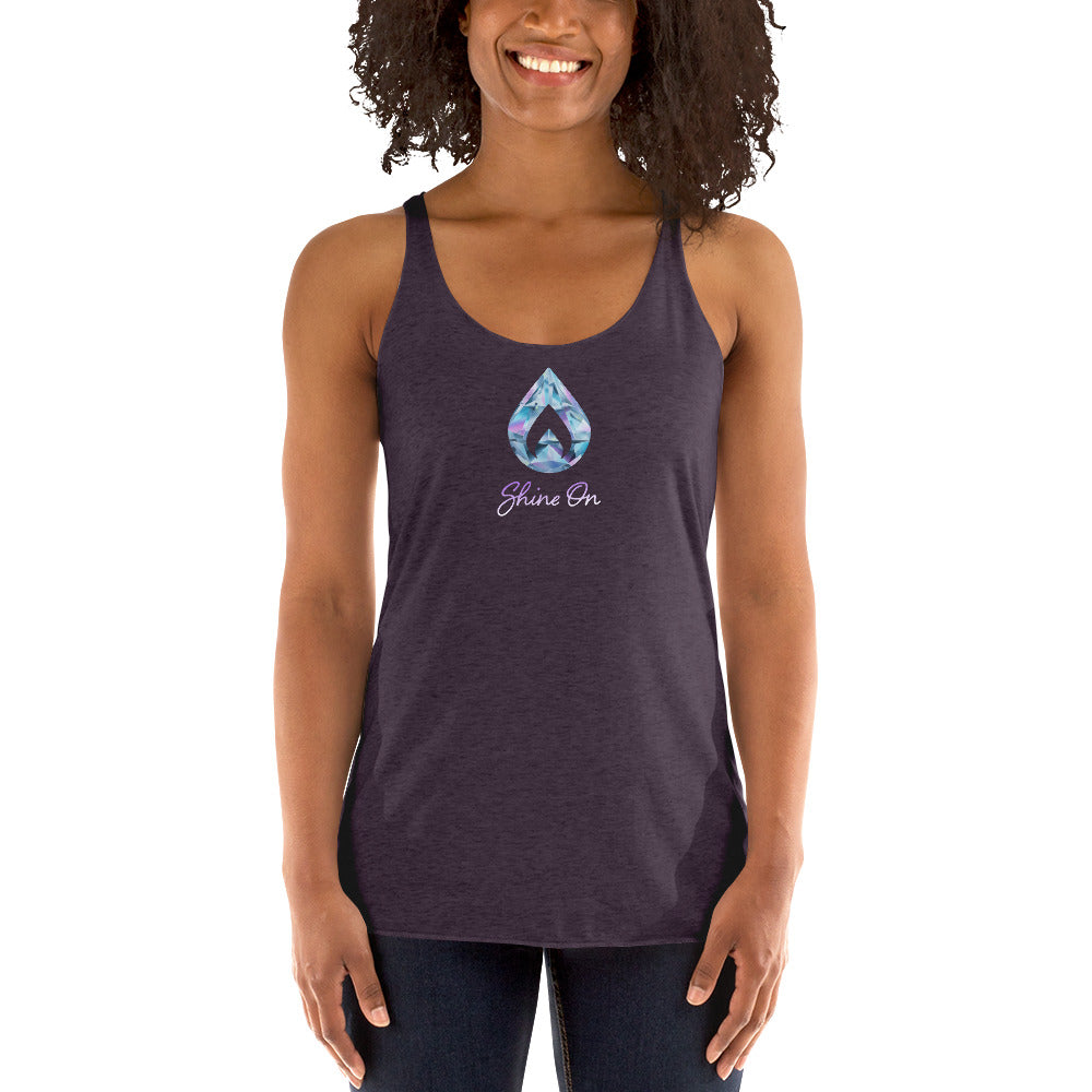 Shine On Women's Racerback Tank