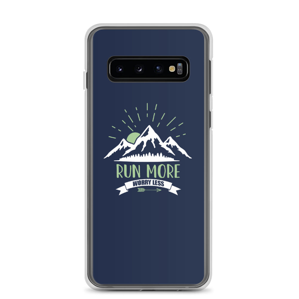 Run More Navy Samsung Case