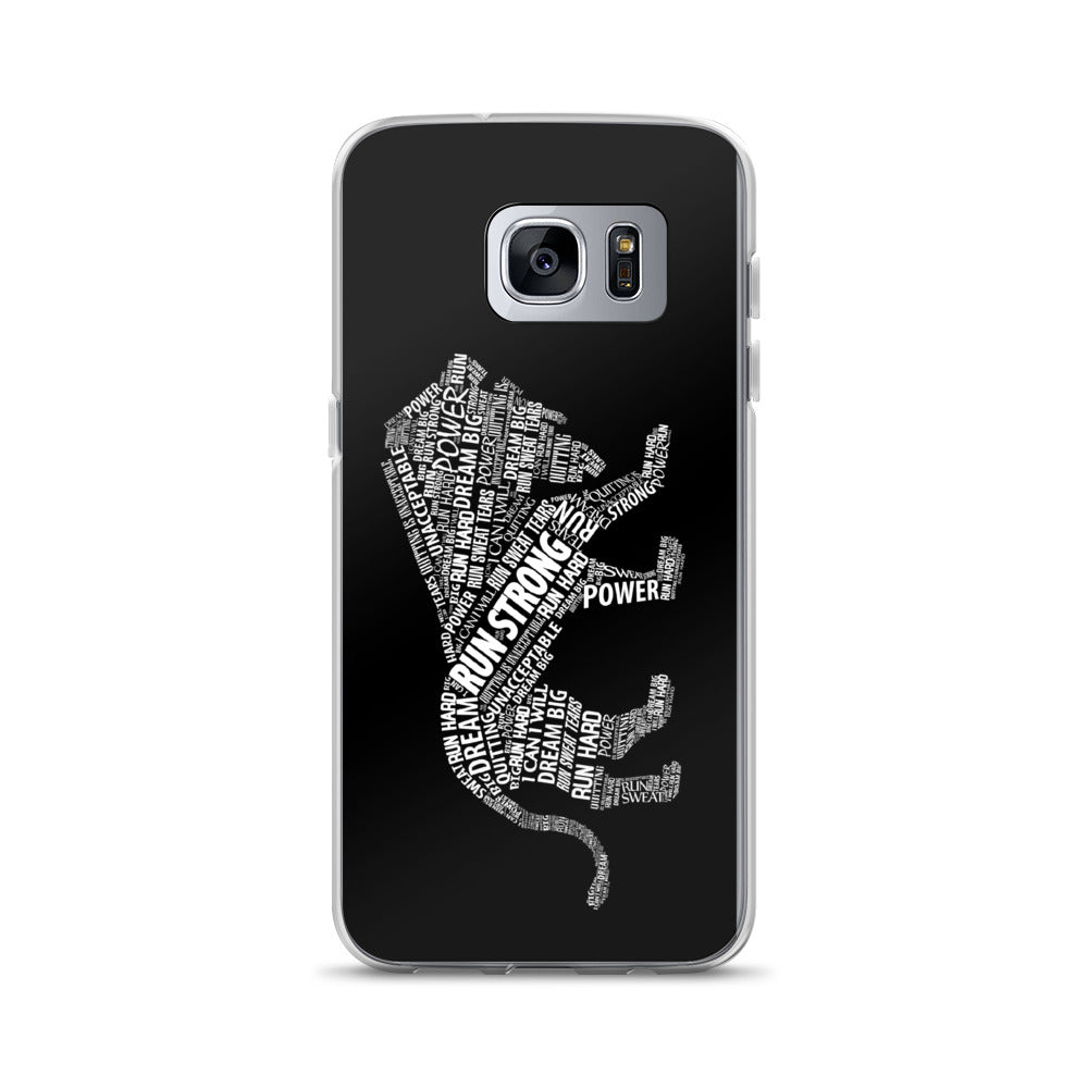 Run Strong Lion Samsung Case