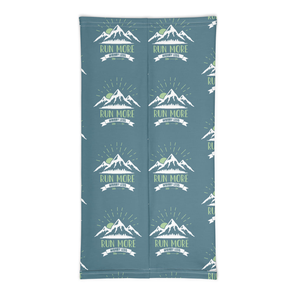 Run More Worry Less Neck Gaiter