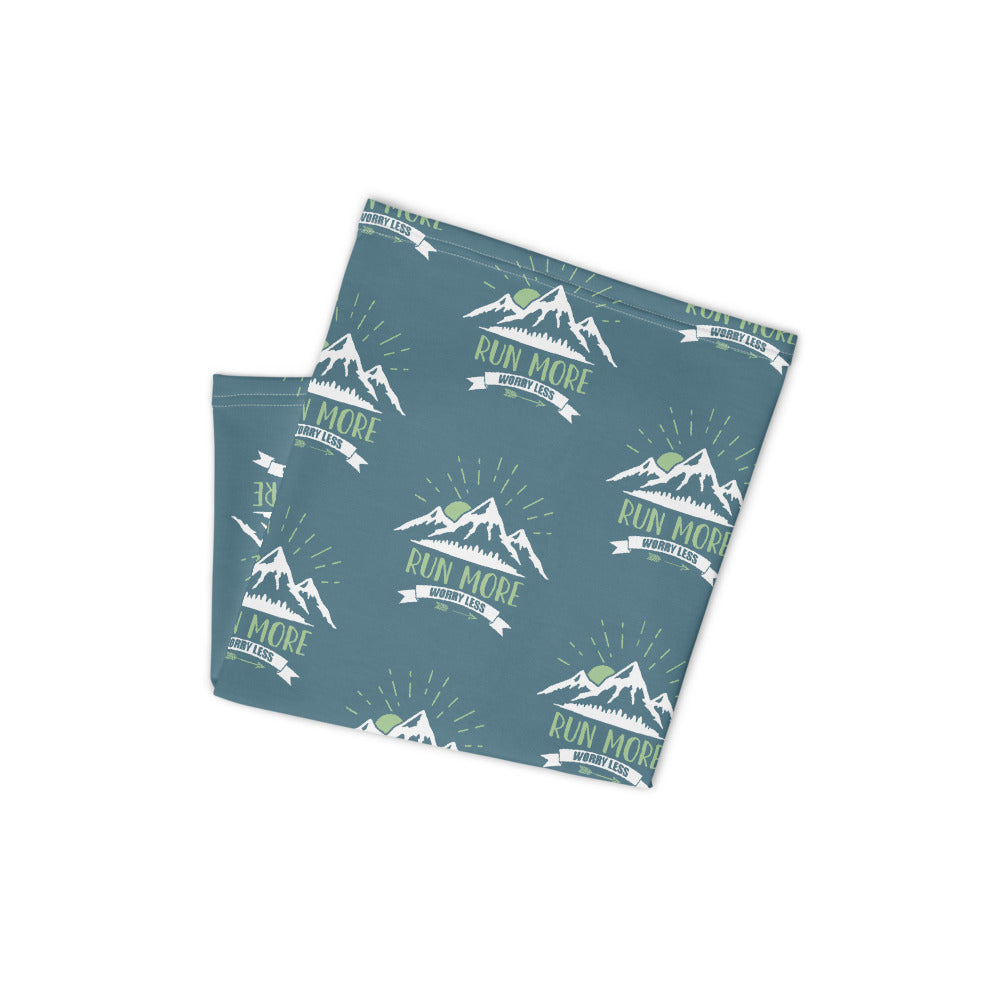Run More Worry Less Neck Gaiter