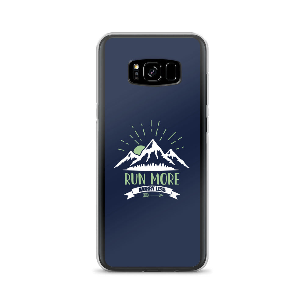 Run More Navy Samsung Case