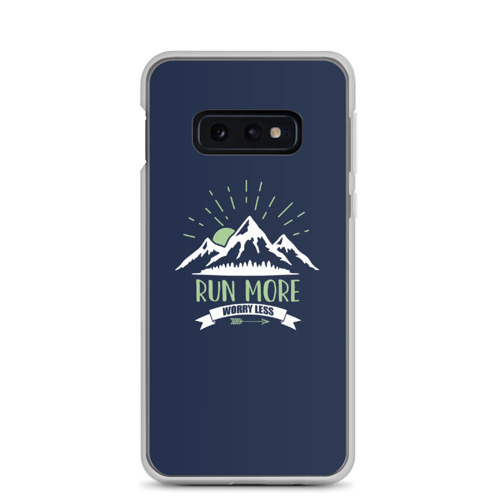 Run More Navy Samsung Case