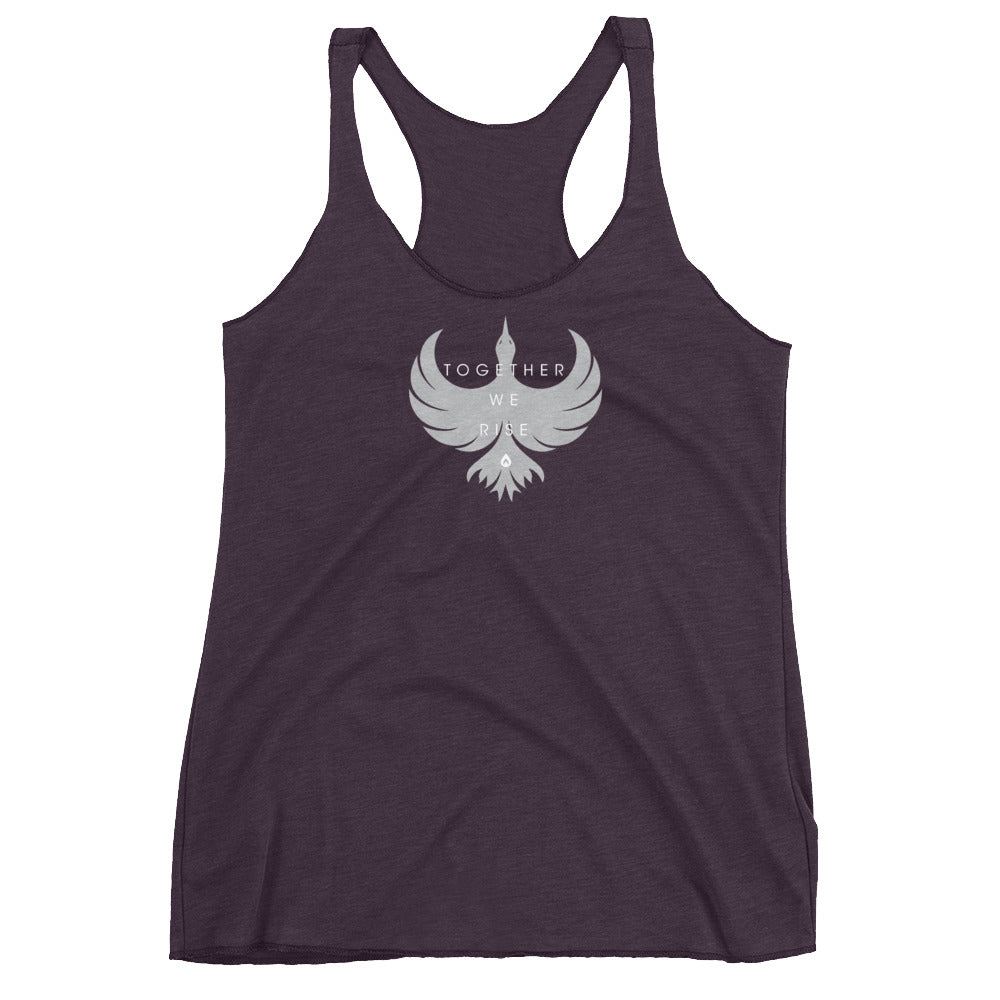 Phoenix White Racerback Tanktop