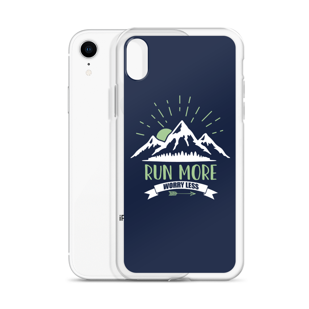 Run More Navy iPhone Case