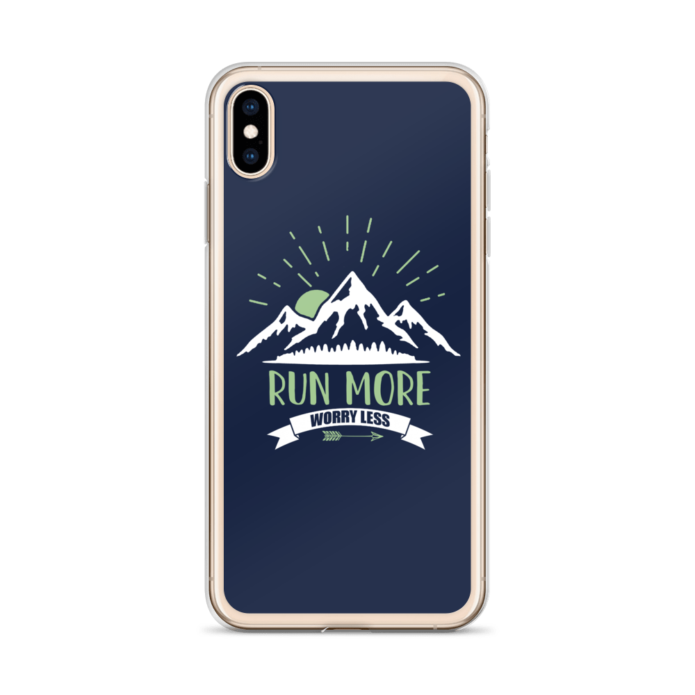 Run More Navy iPhone Case
