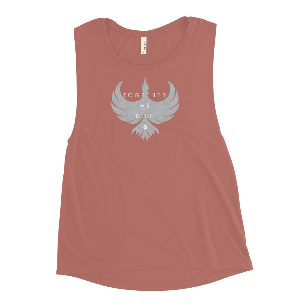 Phoenix White Ladies’ Muscle Tank