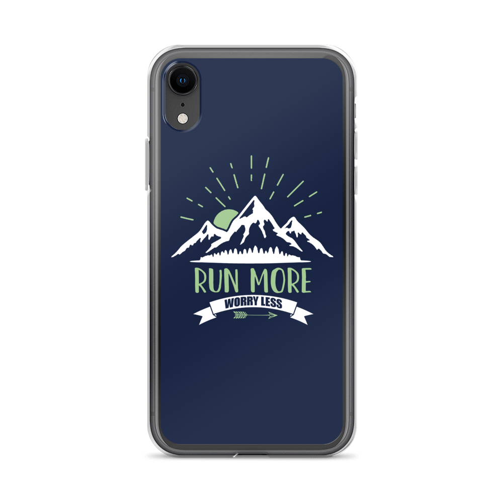 Run More Navy iPhone Case