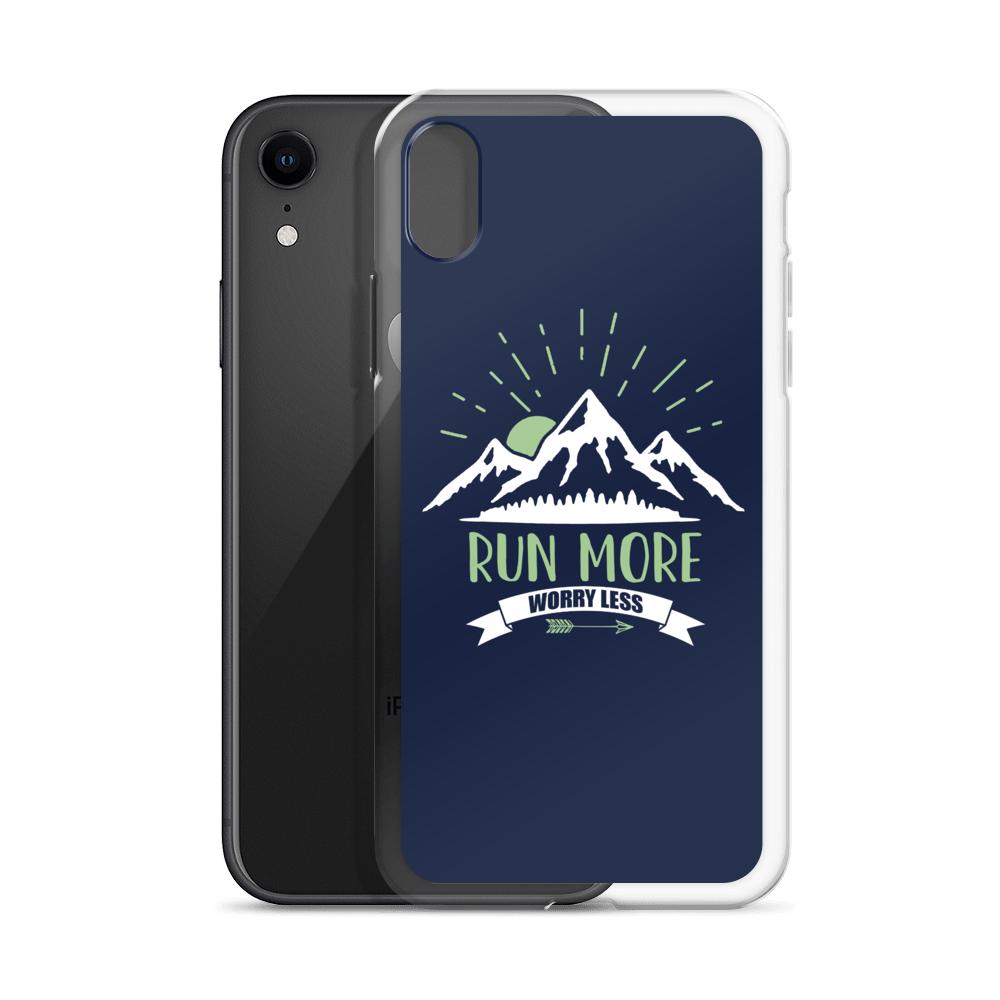 Run More Navy iPhone Case