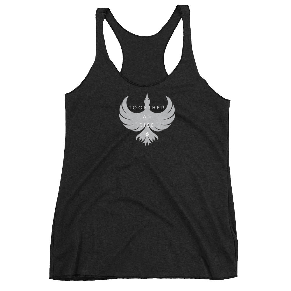 Phoenix White Racerback Tanktop