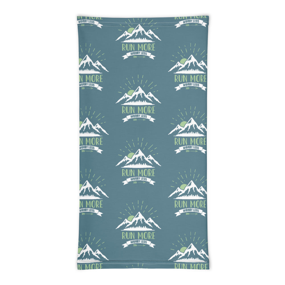 Run More Worry Less Neck Gaiter